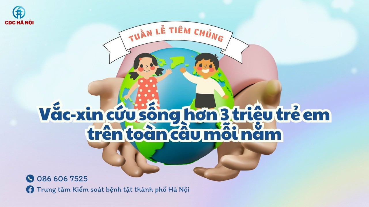 Hà Nội hưởng ứng Tuần lễ tiêm chủng thế giới năm 2024