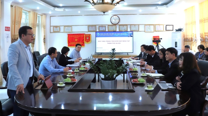 CDC Hà Nội chia sẻ kinh nghiệm, hỗ trợ CDC Cao Bằng nâng cao năng lực y tế dự phòng