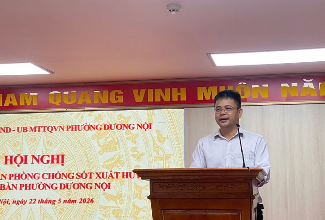 Dương Nội phát động hưởng ứng Ngày ASEAN phòng chống sốt xuất huyết lần thứ 16
