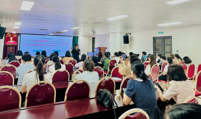 Nâng cao kỹ năng truyền thông y tế trường học cho cán bộ tại các cơ sở giáo dục trên địa bàn Hà Nội