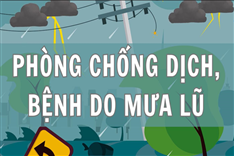 Hướng dẫn phòng chống dịch bệnh mùa mưa lũ